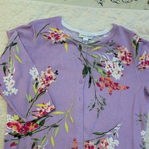 Button front sweater